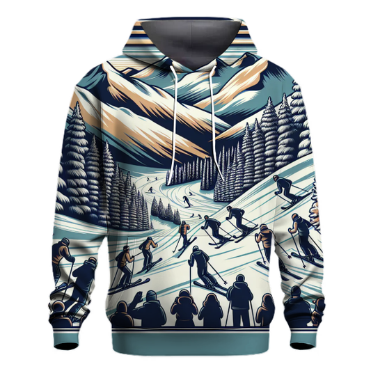 Skiing High Adventure Hoodie