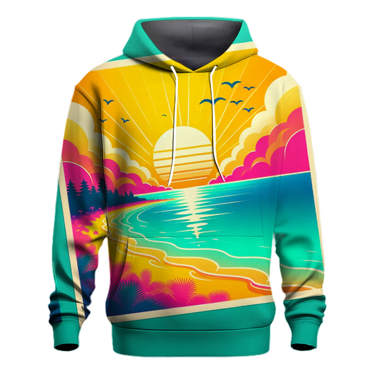 Retro Summer Gradient Hoodie