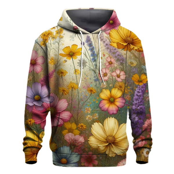 Wildflower Field Tie-Dye Hoodie