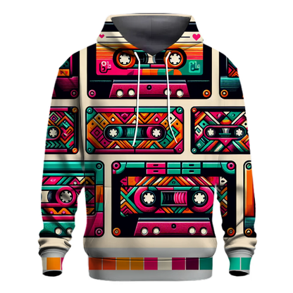 Vibrant Cassette Tapes Hoodie