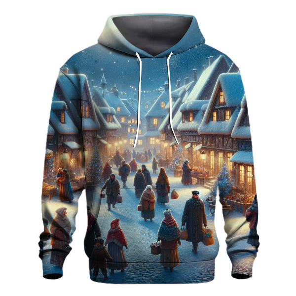 Winter Fairytale Village Hoodie