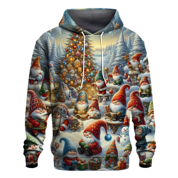 Adorable Christmas Gnomes Hoodie