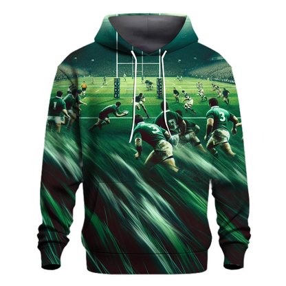 Rugby - Green Fields Hoodie