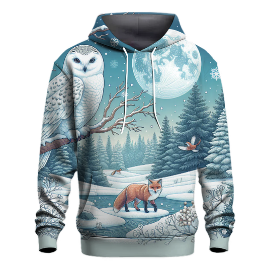 Winter Wildlife Wonders Hoodie