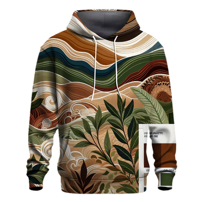 Wanderlust Adventure Tie-dye Design Hoodie