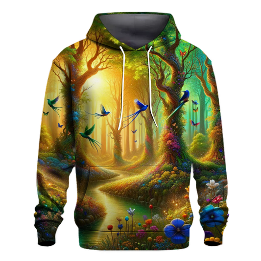 Whimsical Forest Scene Hoodie