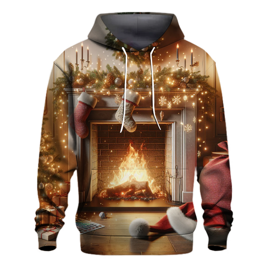 Santa's Cozy Fireplace Hoodie