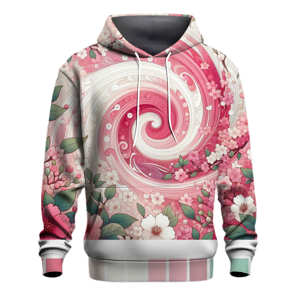 Vibrant Cherry Blossom Hoodie