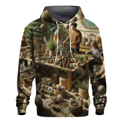 Eco-Friendly Evergreen Extravaganza Hoodie