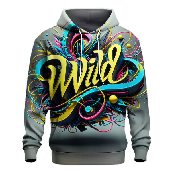 Wild Style Lettering Hoodie