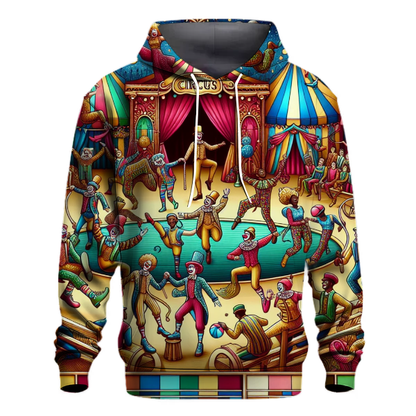 Whimsical Circus Fun Hoodie