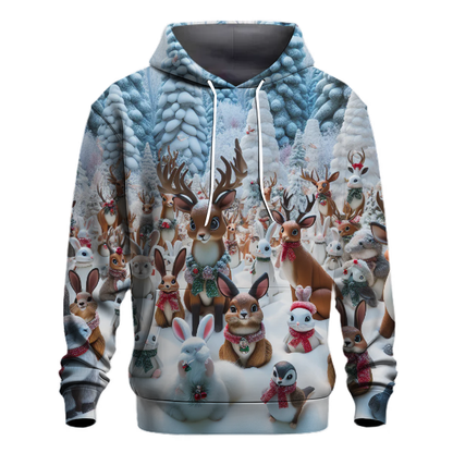 Reindeer Forest Friends Hoodie