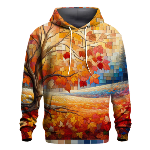 Vivid Autumn Forest Hoodie