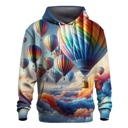 Whimsical Balloon Journey Hoodie