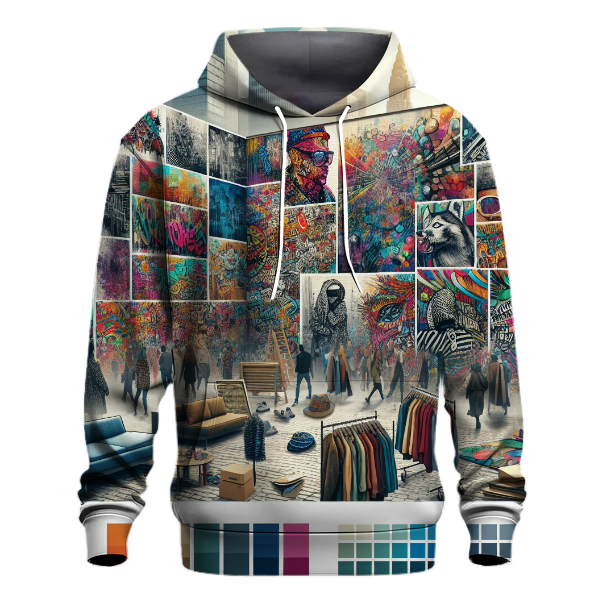 Vibrant Urban Street Art Hoodie