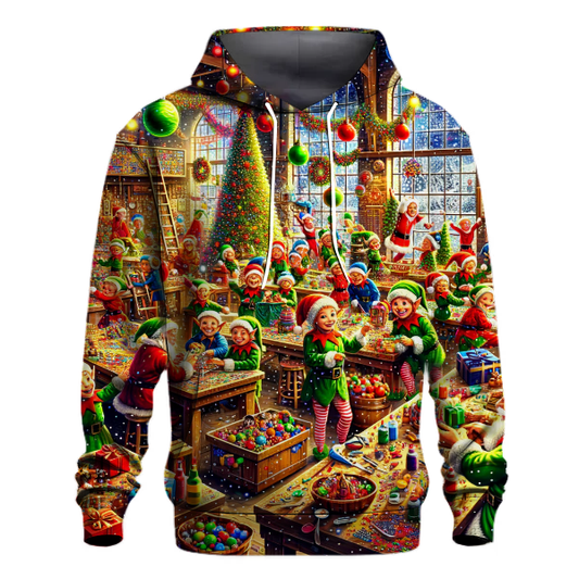 Santa's Workshop Fun Hoodie