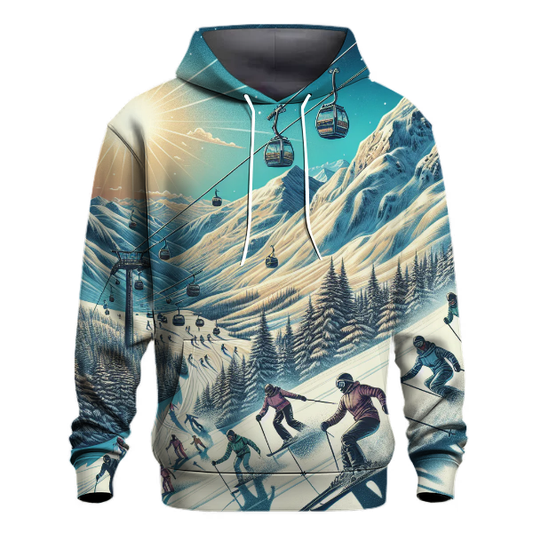 Skiing - Snowbound Thrills Hoodie