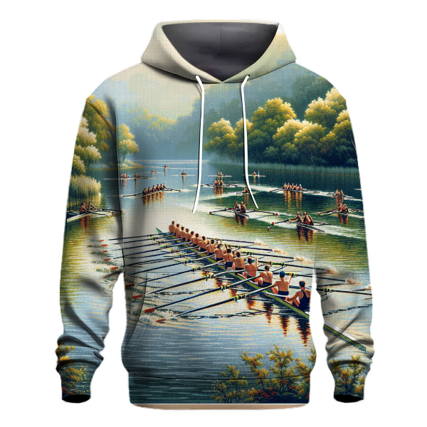 Rowing - The Rhythm of the Water Hoodie