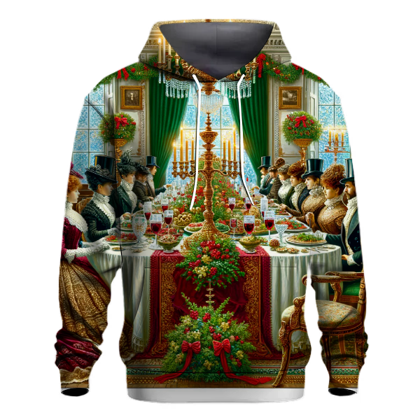 Victorian Christmas Feast Hoodie