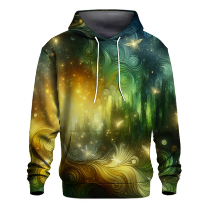 Forest Fireflies Tie-dye Design Hoodie