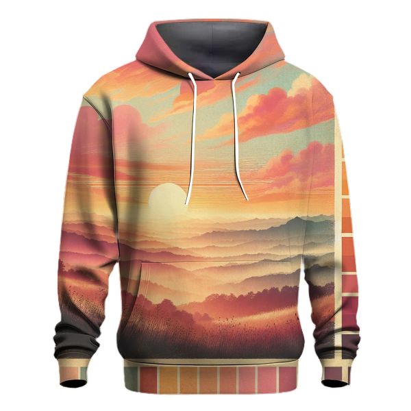 Vintage Sunrise Radiance Hoodie