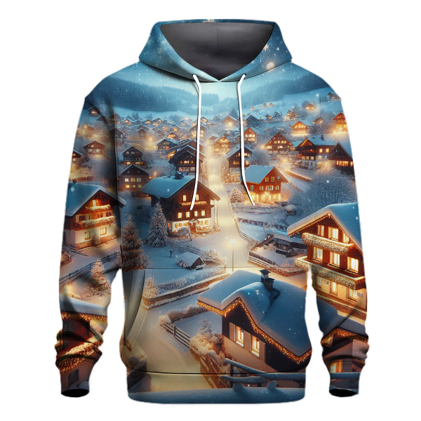 Twinkling Christmas Village Hoodie