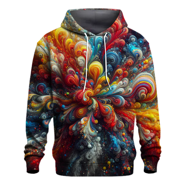 Vintage Rainbow Tie-Dye Hoodie