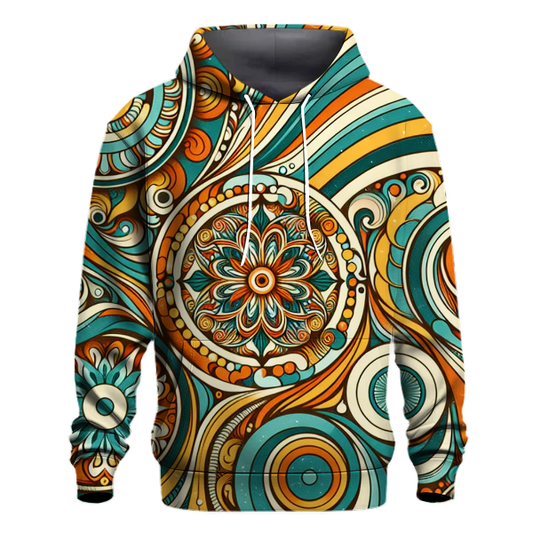 Vintage Tie Dye Burst Hoodie