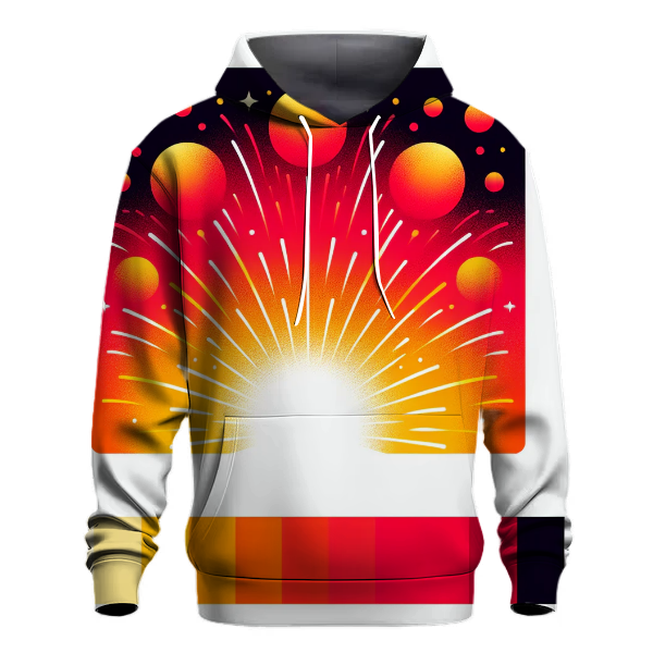 Firework Spectacle Gradient Hoodie Hoodies Fashion