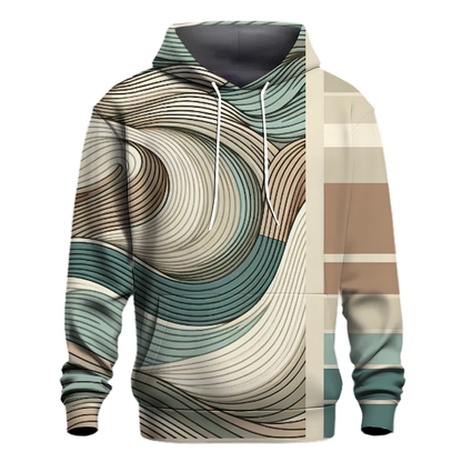 Abstract Tranquility Waves Hoodie