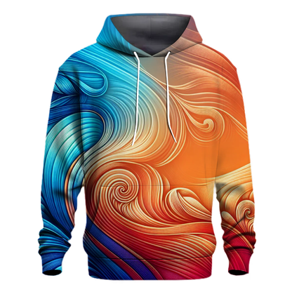 Sapphire Sunrise Design Hoodie