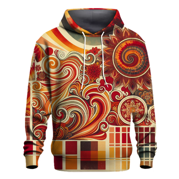 Retro Sunset Skies Hoodie