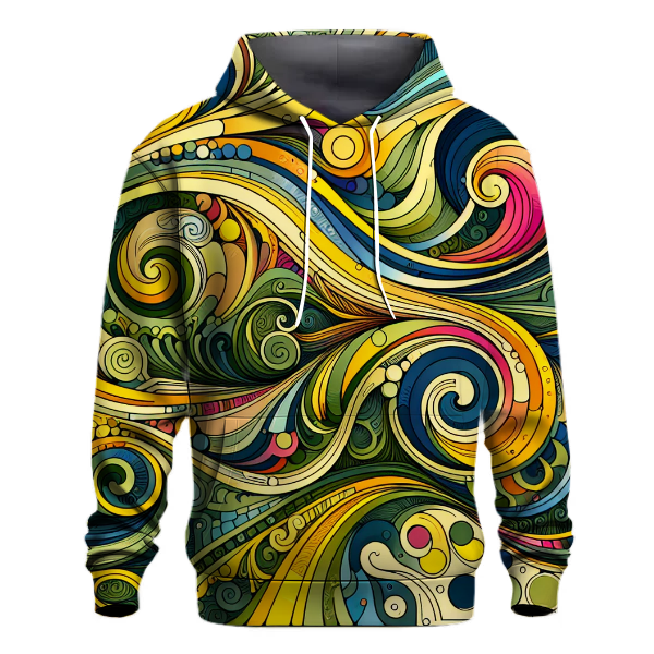 Abstract Rainbow Delight Hoodie