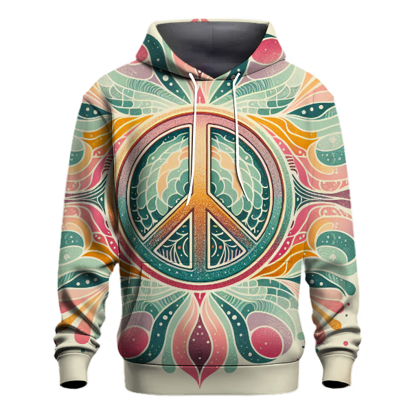 Vintage Peace Sign Hoodie