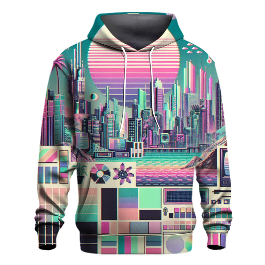 Vaporwave Collage Hoodie