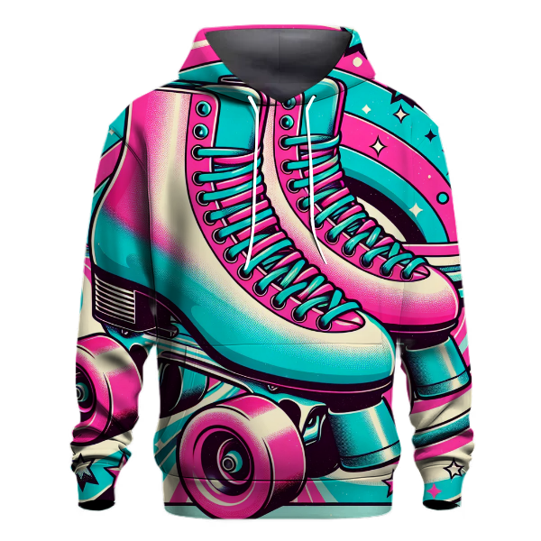 Vintage Roller Disco Vibes Hoodie