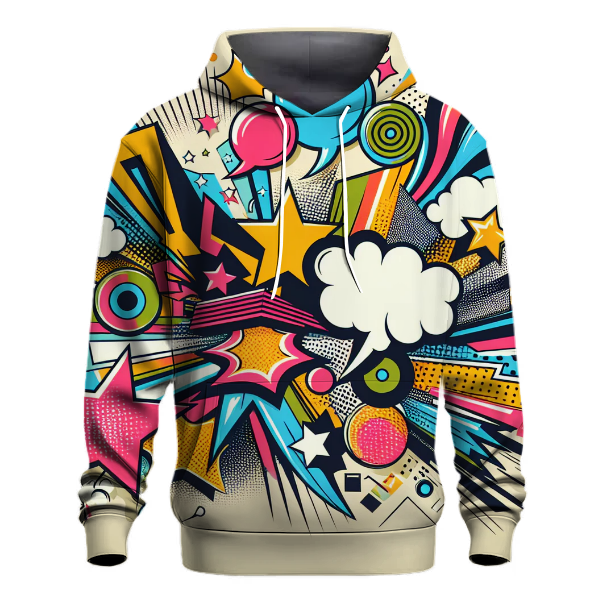 Vintage Pop Art Icons Hoodie