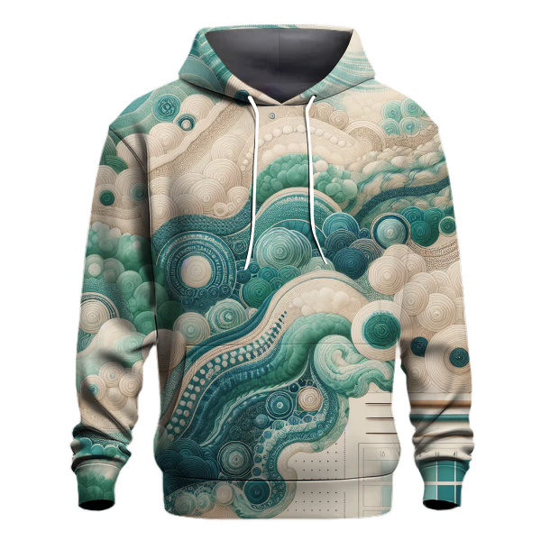 Turquoise Tide Symphony Hoodie