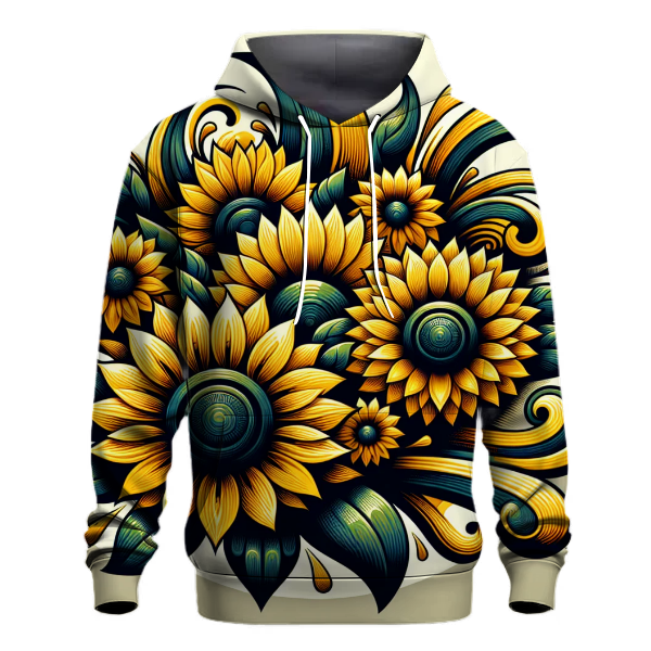 Retro Sunflower Dream Hoodie