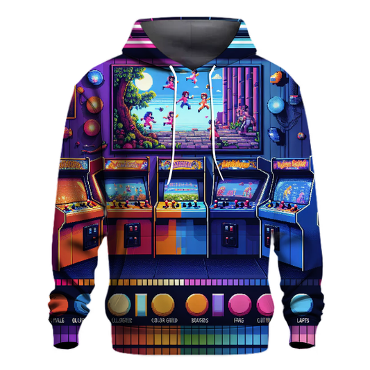 Timeless Retro Arcade Adventure Hoodie