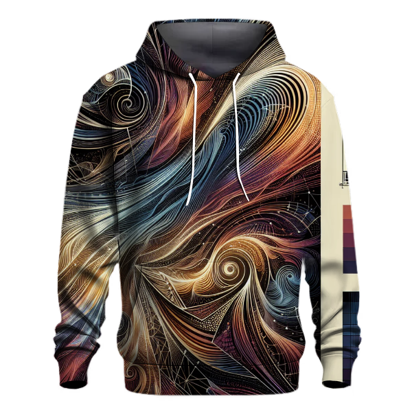 Abstract Cosmic Wave Hoodie