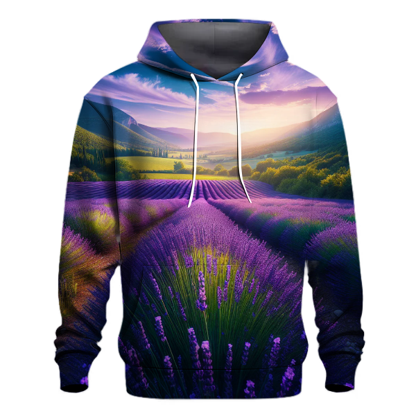 Soothing Lavender Fields Hoodie