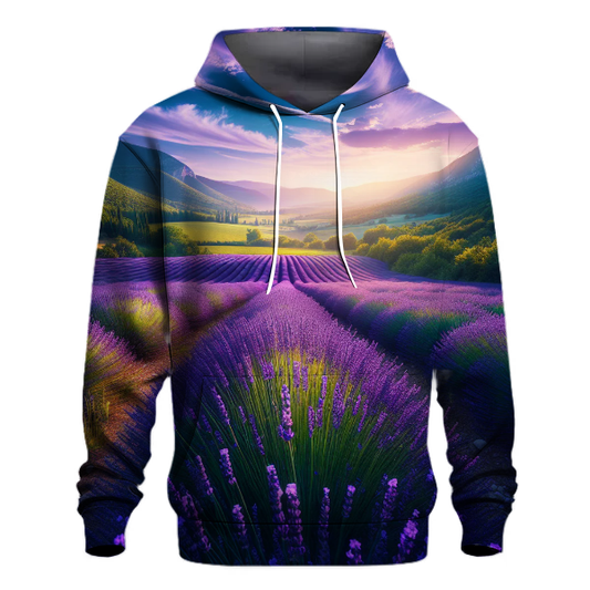 Soothing Lavender Fields Hoodie