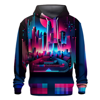 Vibrant Urban Gradient Hoodie