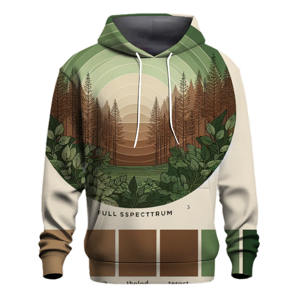 Woodland Harmony Gradient Hoodie