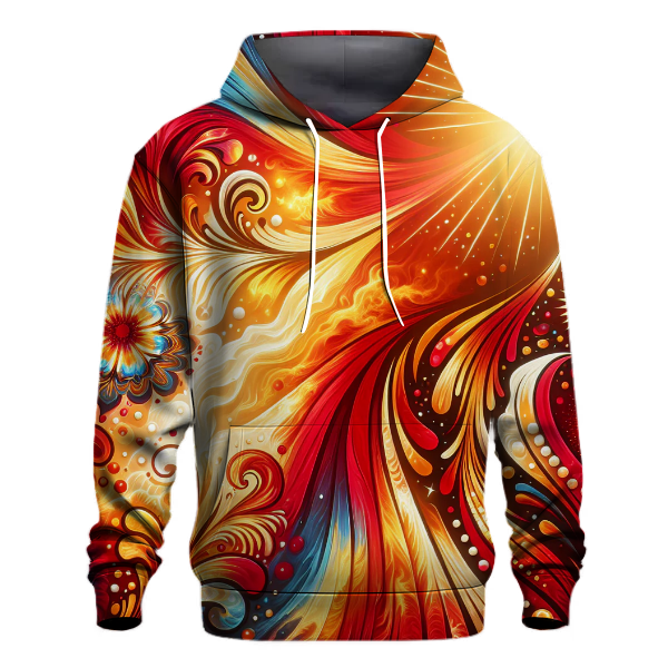 Vibrant Fiesta Burst Hoodie