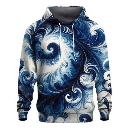 Sapphire Blue Tide Hoodie