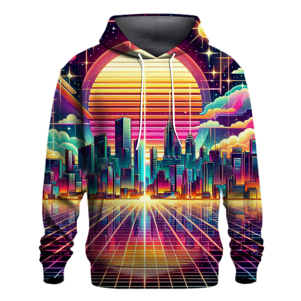 Vaporwave Cityscape Hoodie