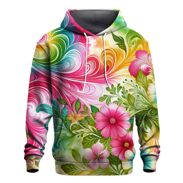 Whimsical Blossom Garden Hoodie