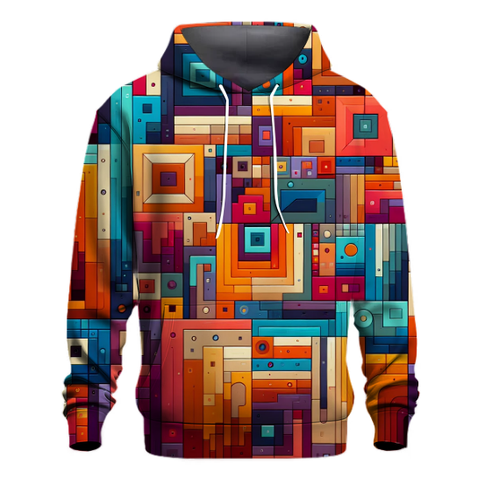 Vivid Geometric Art Hoodie